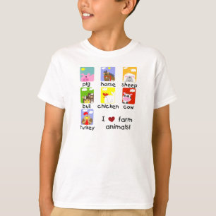 Camisetas y regalos de los animales del campo