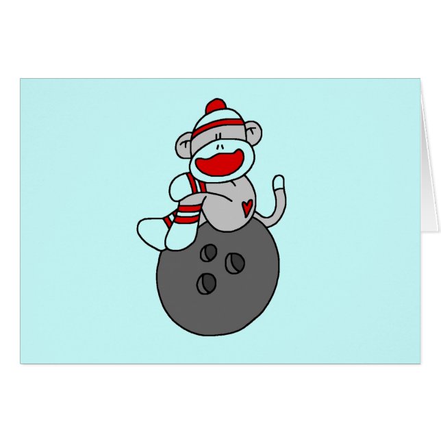 Camisetas y regalos de los bolos del mono del (Anverso (Horizontal))