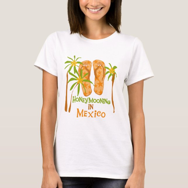 Camisetas y regalos de México de la luna de miel (Anverso)