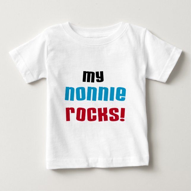 Camisetas y regalos de mi Nonnie Rocks (Anverso)