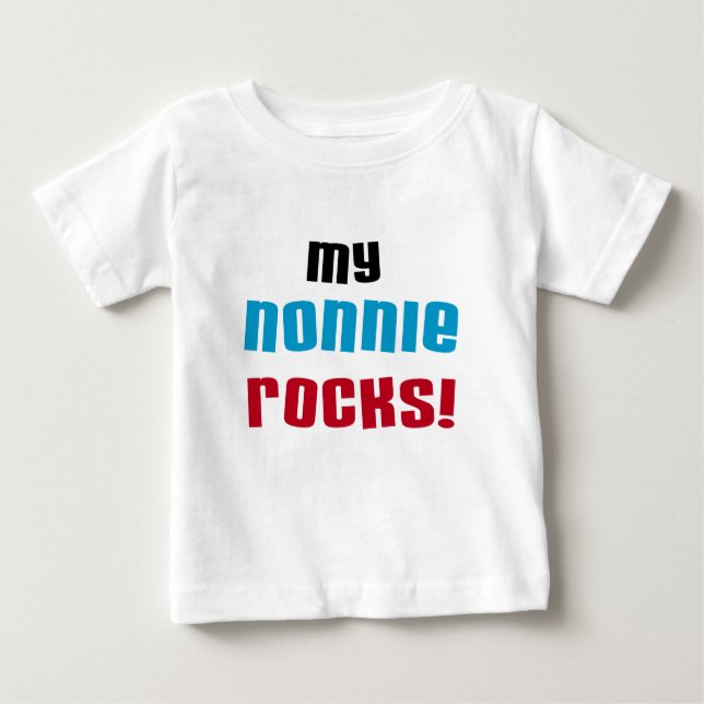 Camisetas y regalos de mi Nonnie Rocks (Anverso)