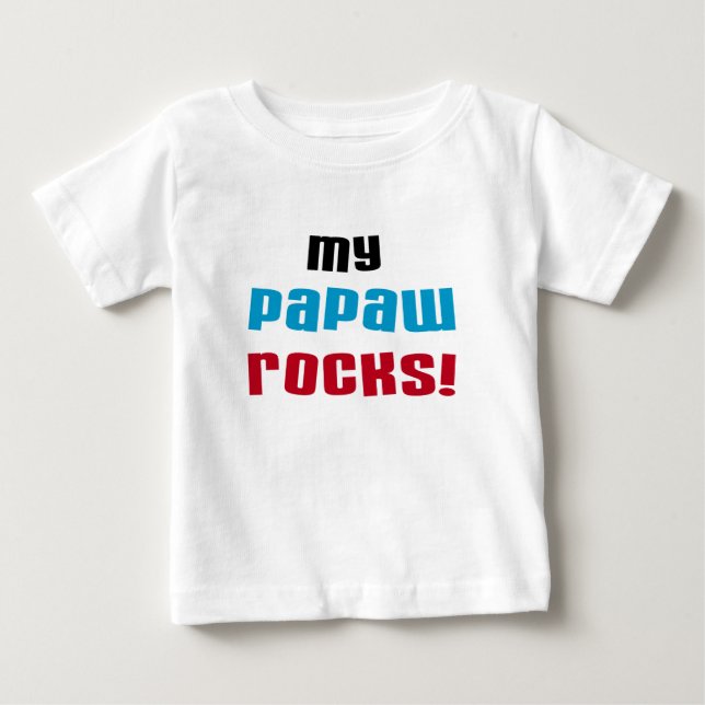 Camisetas y regalos de mi Papaw Rocks (Anverso)