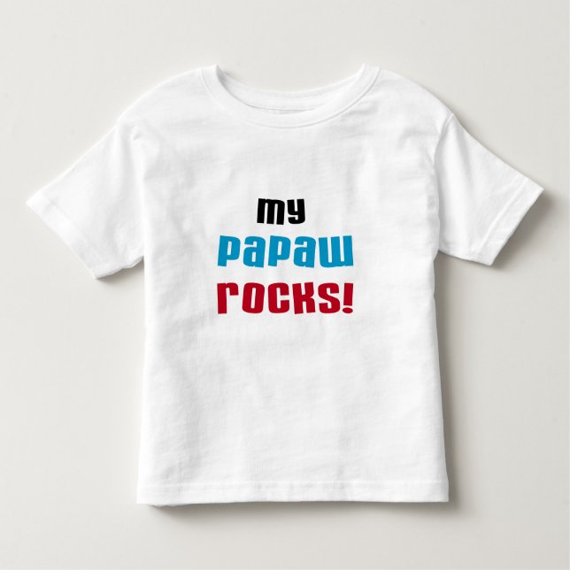 Camisetas y regalos de mi Papaw Rocks (Anverso)