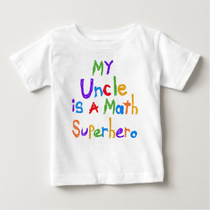 Camisetas y regalos de mi tío Math Superhero