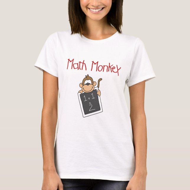 Camisetas y regalos de monos matemáticos (Anverso)