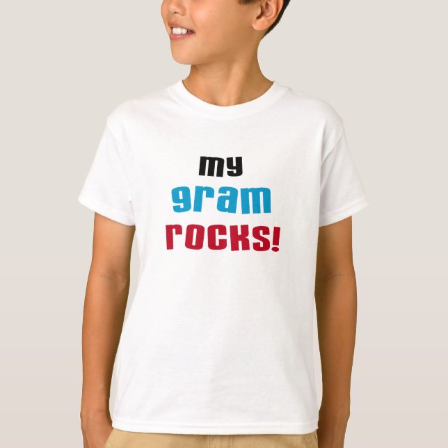 Camisetas y regalos de My Gram Rocks (Anverso)