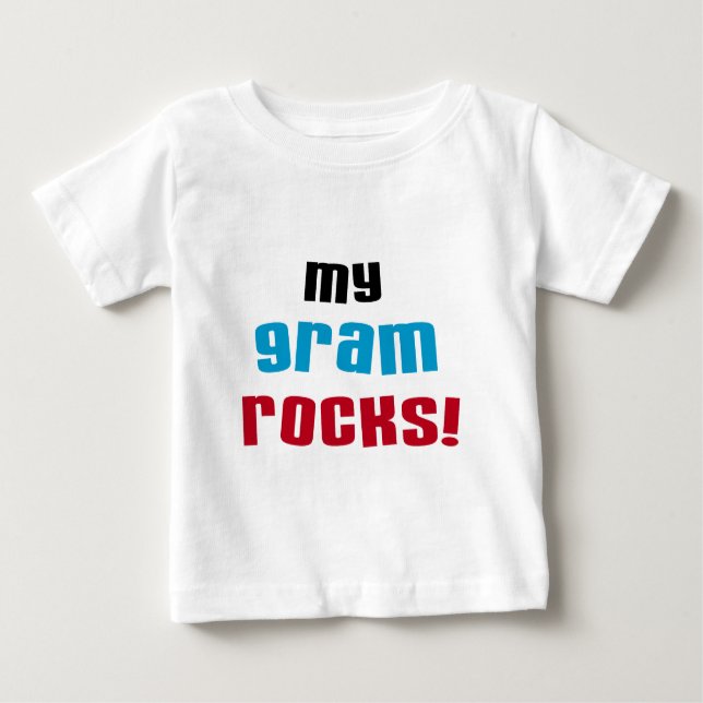 Camisetas y regalos de My Gram Rocks (Anverso)