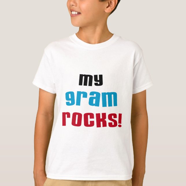 Camisetas y regalos de My Gram Rocks (Anverso)
