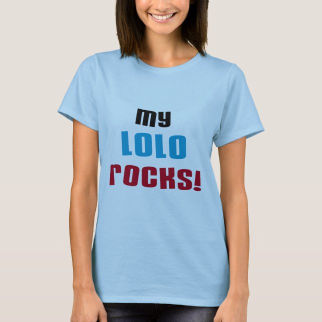 Camisetas y regalos de My Lolo Rocks (Anverso)
