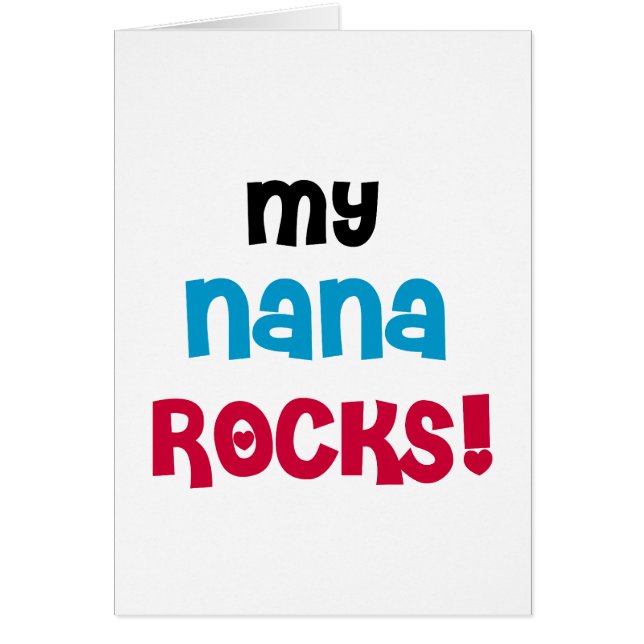Camisetas y regalos de My Nana Rocks (Frente)