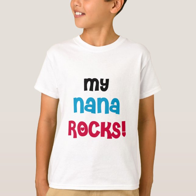 Camisetas y regalos de My Nana Rocks (Anverso)