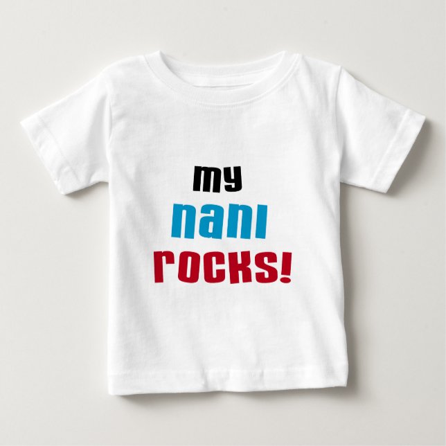 Camisetas y regalos de My Nani Rocks (Anverso)