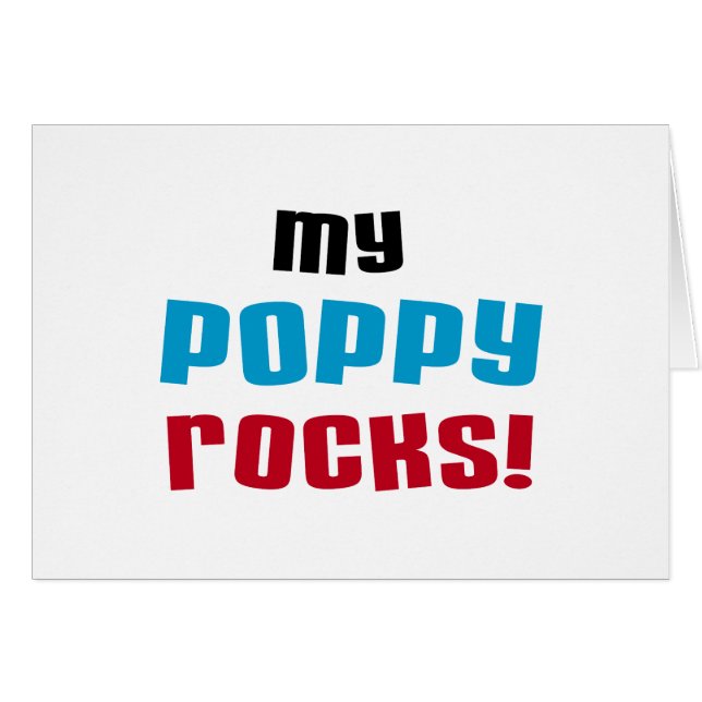 Camisetas y regalos de My Poppy Rocks (Anverso (Horizontal))