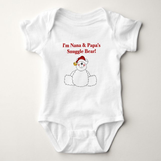 Camisetas y regalos de Nana y Papa's Snuggle Bear (Anverso)
