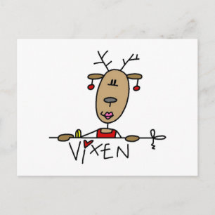 Camisetas y regalos de Navidad del reno Vixen