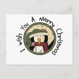 Camisetas y regalos de Navidad Penguin Merry