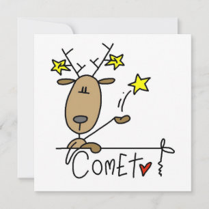 Camisetas y regalos de Navidad Reno Ciervo Cometa