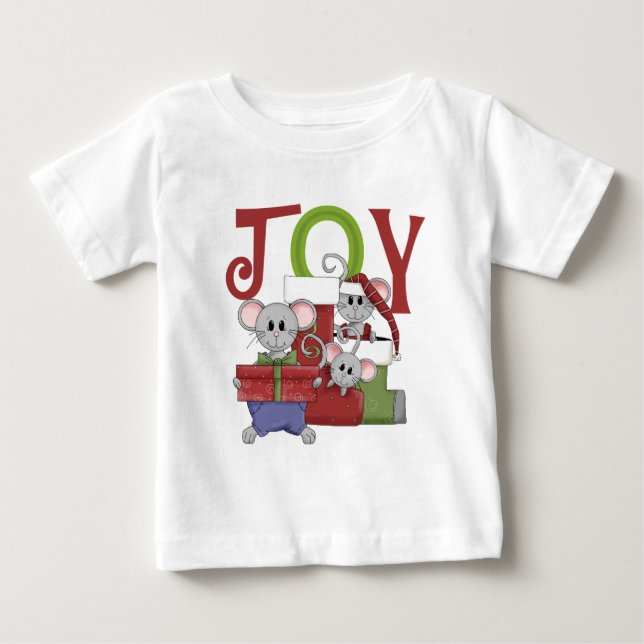 Camisetas y regalos de Navidades de JOY de ratones (Anverso)