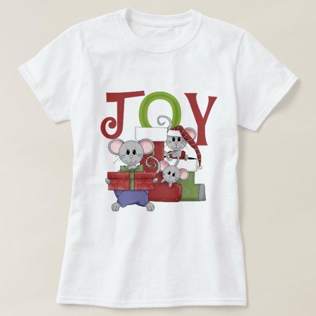Camisetas y regalos de Navidades de JOY de ratones (Diseño del anverso)