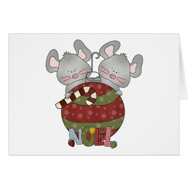 Camisetas y regalos de Noel Mice Holiday (Anverso (Horizontal))