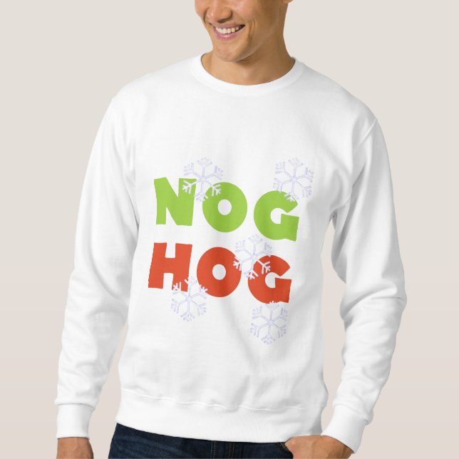 Camisetas y regalos de Nog Hog Holiday (Anverso)