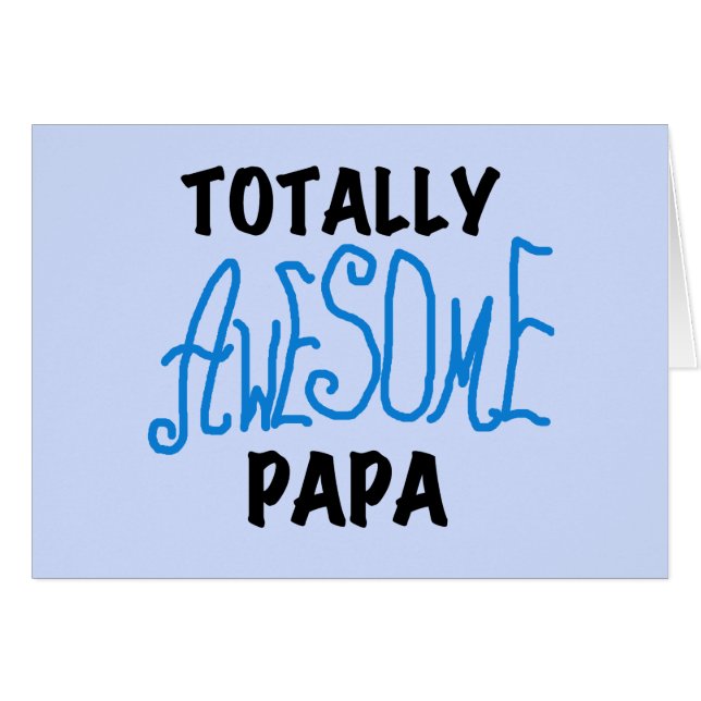 Camisetas y regalos de papá totalmente asombrosos (Anverso (Horizontal))