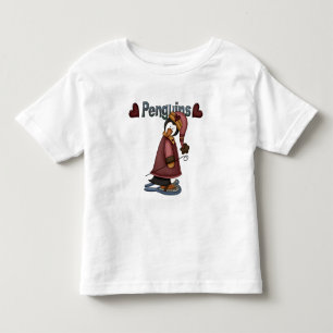 Camisetas y regalos de Penguin con raquetas de nie