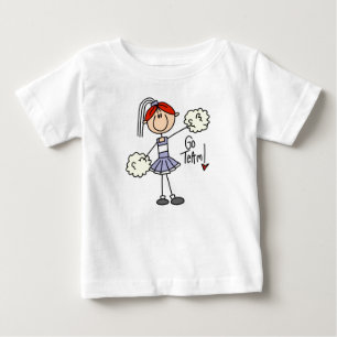 Camisetas y regalos de porrista de figura de palit