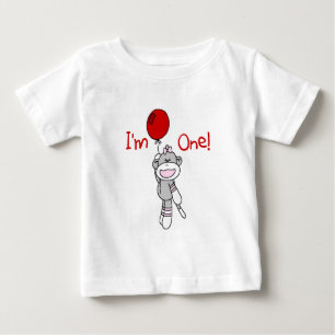 Camisetas y regalos de primer cumpleaños de mono d