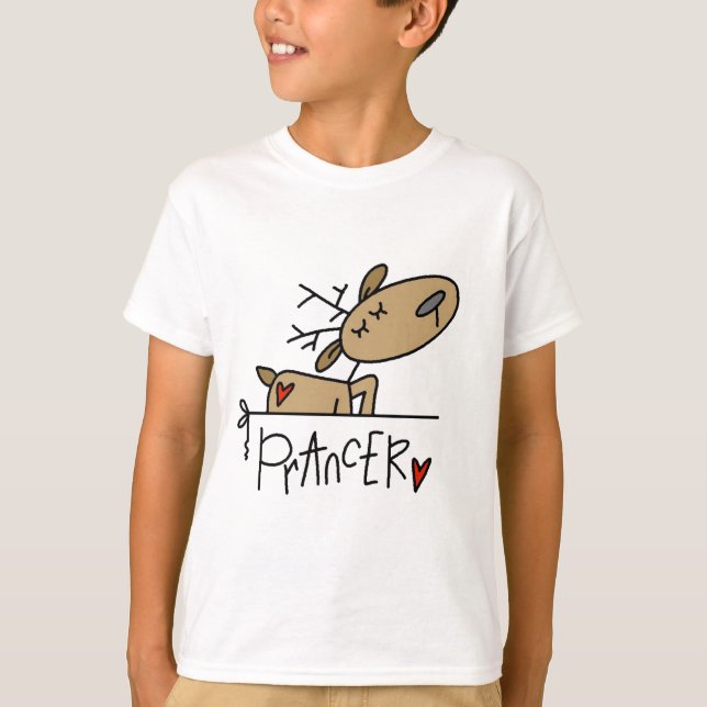 Camisetas y regalos de reno de Prancer (Anverso)