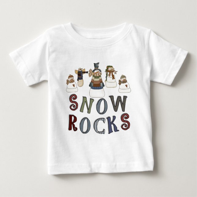 Camisetas y regalos de Rocas de Nieve (Anverso)