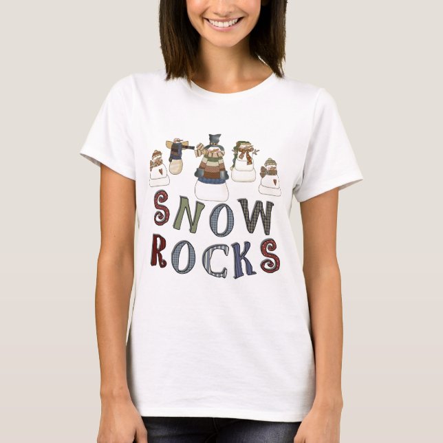 Camisetas y regalos de Rocas de Nieve (Anverso)