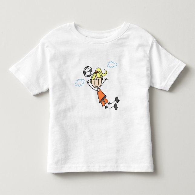 Camisetas y regalos de salto de fútbol chica (Anverso)
