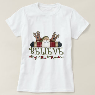 Camisetas y regalos de Santa Believe