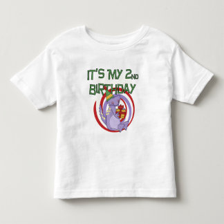 Camisetas y regalos de segundo cumpleaños de Dinos