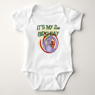 Camisetas y regalos de segundo cumpleaños de Dinos