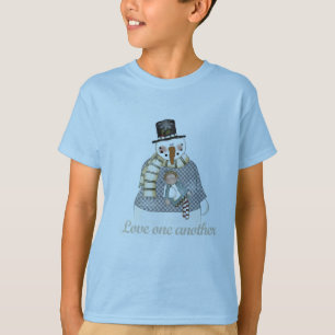 Camisetas y regalos de Snowman se aman mutuamente