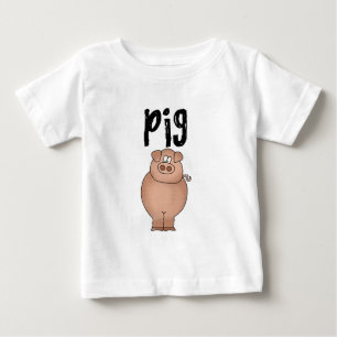 Camisetas y regalos del animal del campo de cerdo
