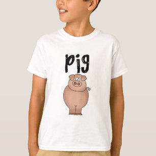 Camisetas y regalos del animal del campo de cerdo
