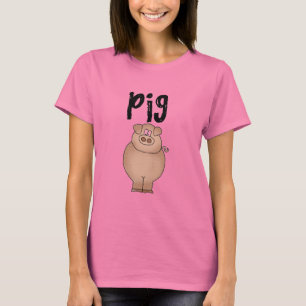 Camisetas y regalos del animal del campo de cerdo