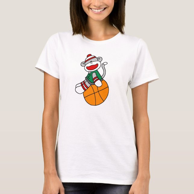 Camisetas y regalos del baloncesto del mono del (Anverso)