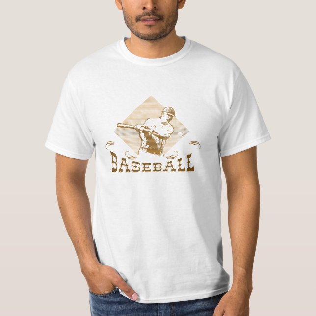 Camisetas y regalos del béisbol del viejo estilo (Anverso)