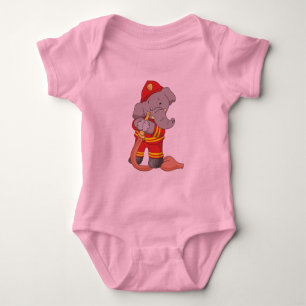 Camisetas y regalos del bombero del elefante