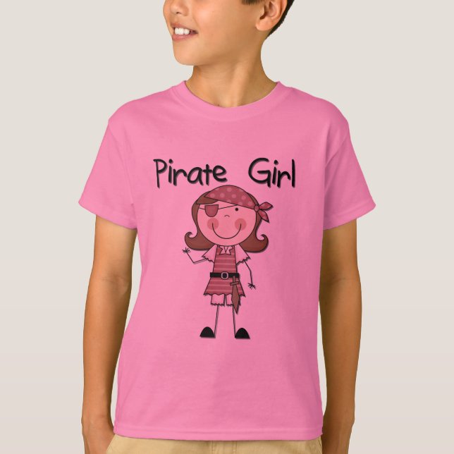 Camisetas y regalos del chica del pirata (Anverso)