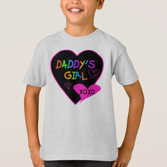 Camisetas y regalos del Chica T de Heart Daddy (Anverso)