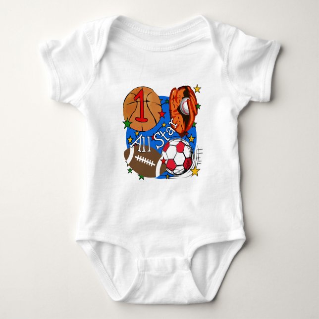 Camisetas y regalos del cumpleaños de los deportes (Anverso)