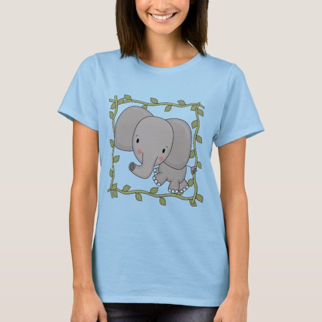 Camisetas y regalos del elefante del bebé (Anverso)