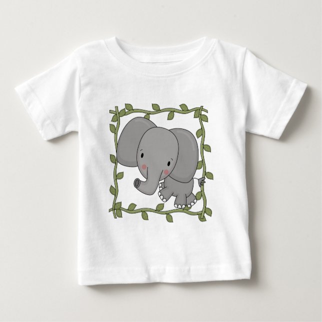 Camisetas y regalos del elefante del bebé (Anverso)