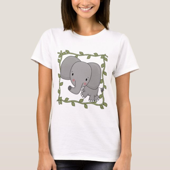 Camisetas y regalos del elefante del bebé (Anverso)