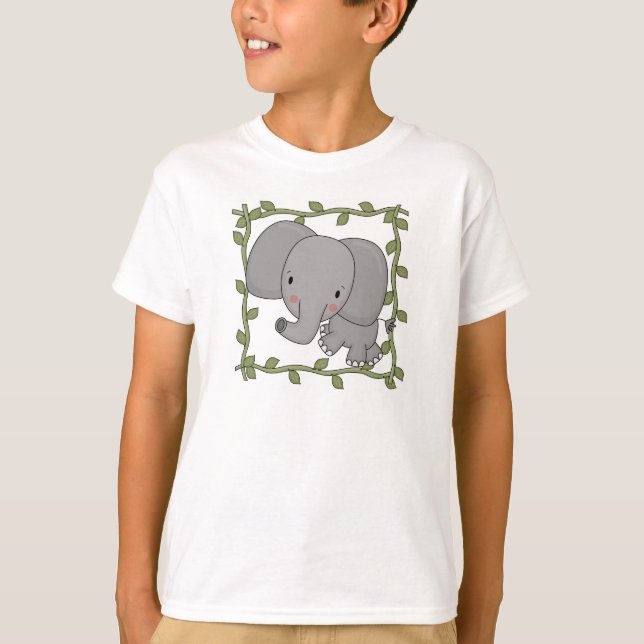 Camisetas y regalos del elefante del bebé (Anverso)